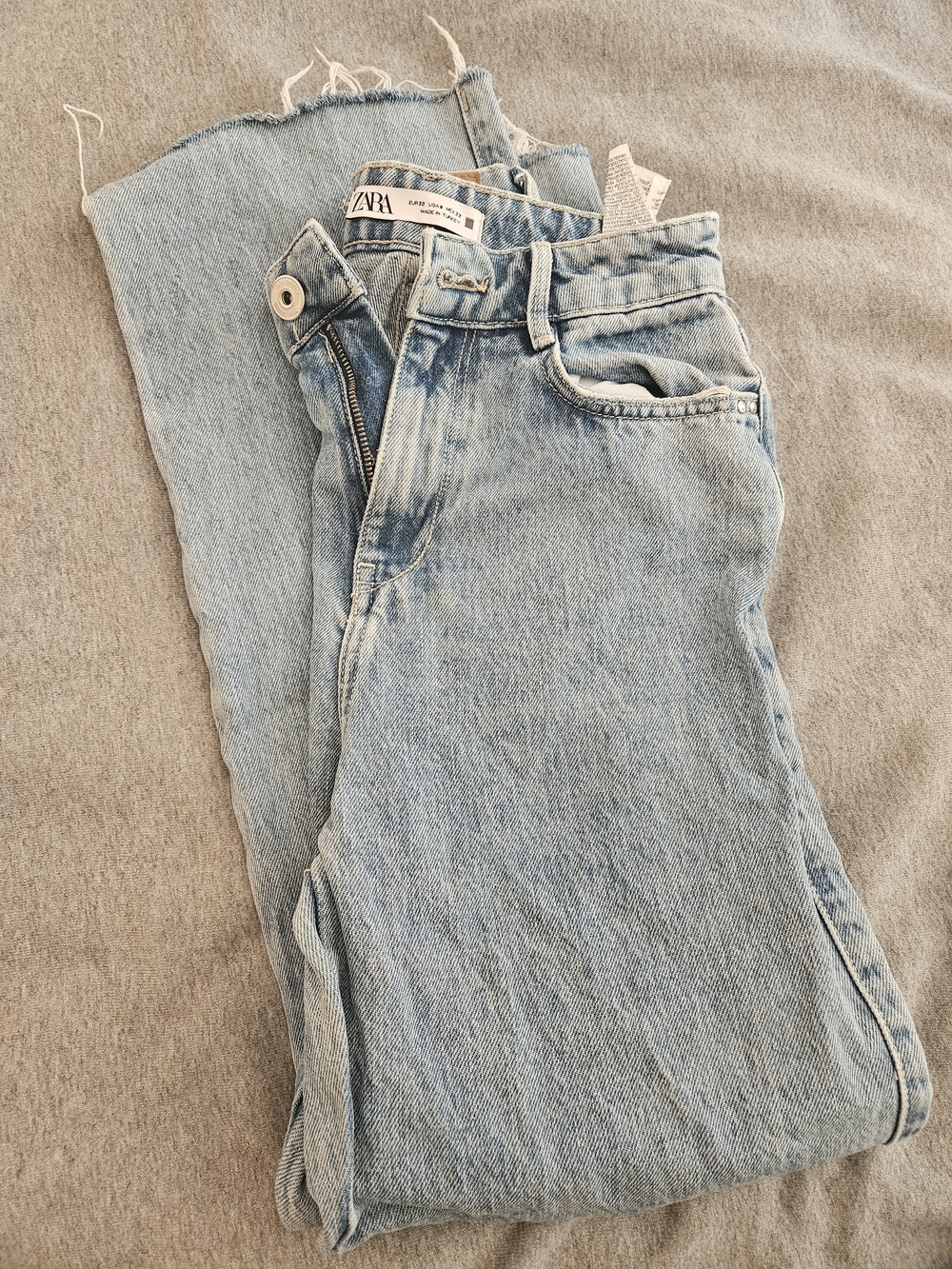 ZARA Light Wash Denim Jeans